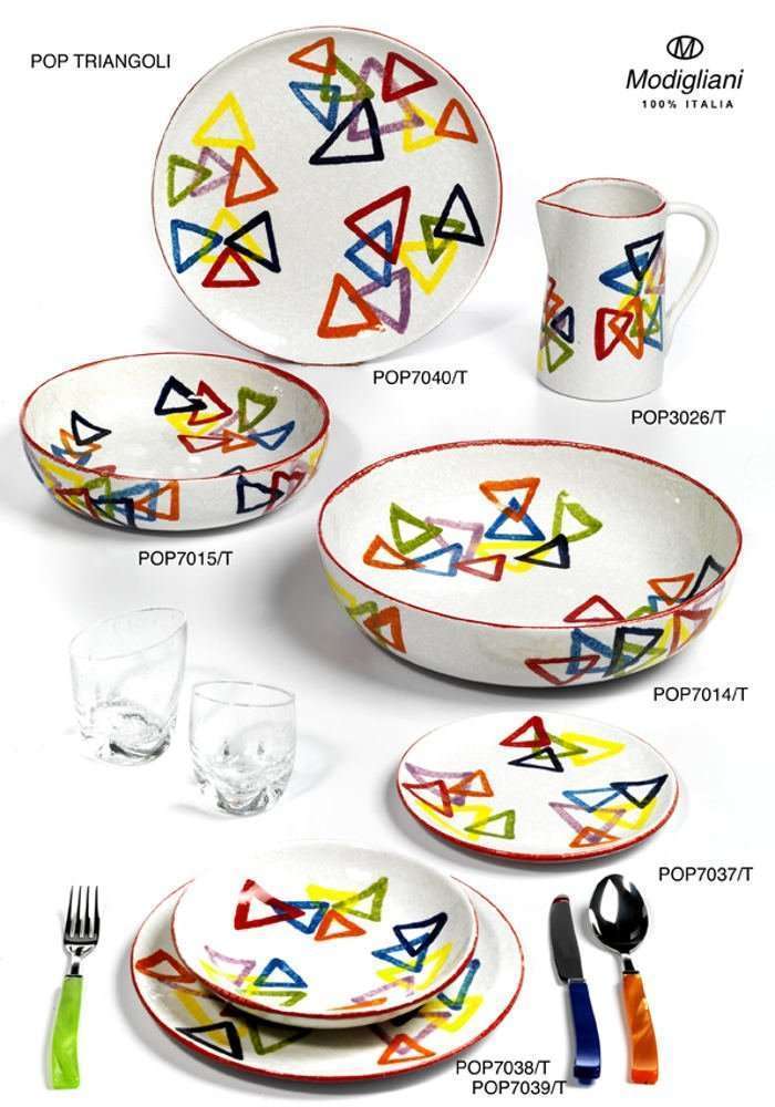 Ceramiche 55 Modigliani_pop-triangoli