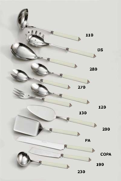 Cuterly flatware 43 condotti-portata-bianco 1