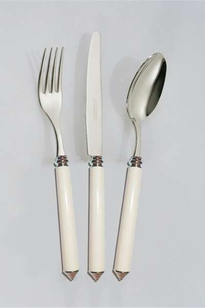 Cuterly flatware 46 condotti-tavola-avorio