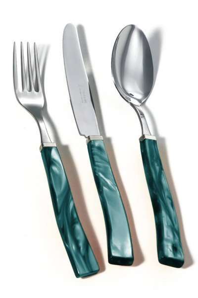 Cuterly flatware 14 via-veneto-turchese-tavola