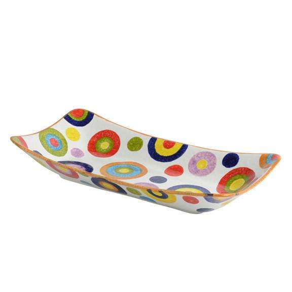 POP1604-C Modigliani - POP Circles Rectangular deep plate cm 45x23
