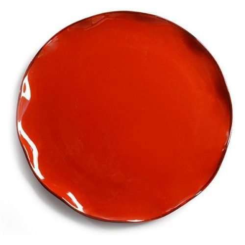 Modigliani - Baita piatto torta/sottopiatto rosso