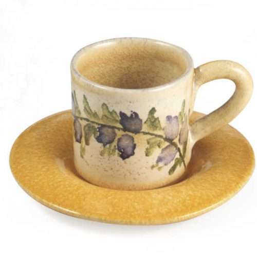 Terra Fiorita offe cups yellow