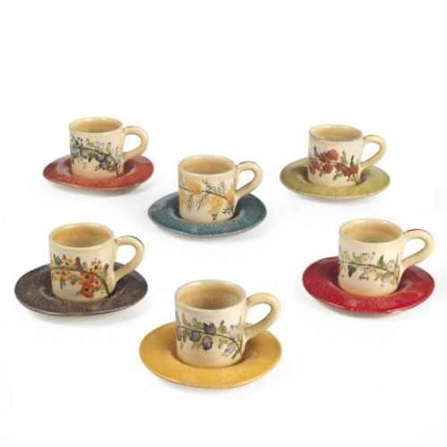 Terra Fiorita Coffee cups with saucer