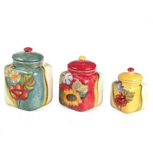 Home 28 Terra Fiorita - Set barattoli - TF1751/P m g