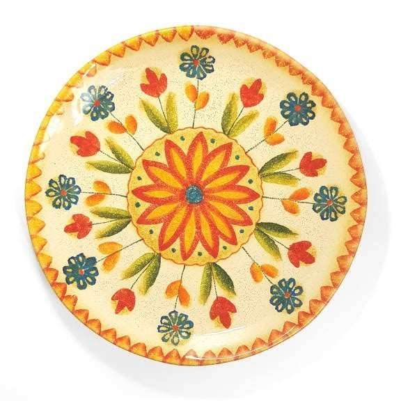FE14-36-R è sempre festa 36cm red round plate È Sempre Festa - round cm36 red