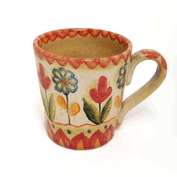 FE5-R-mug-red-B È Sempre Festa - red mug